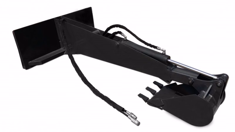 2023 CID Attachments X-treme Skid Steer Stiff Arm Backhoe 24″ - Image 1