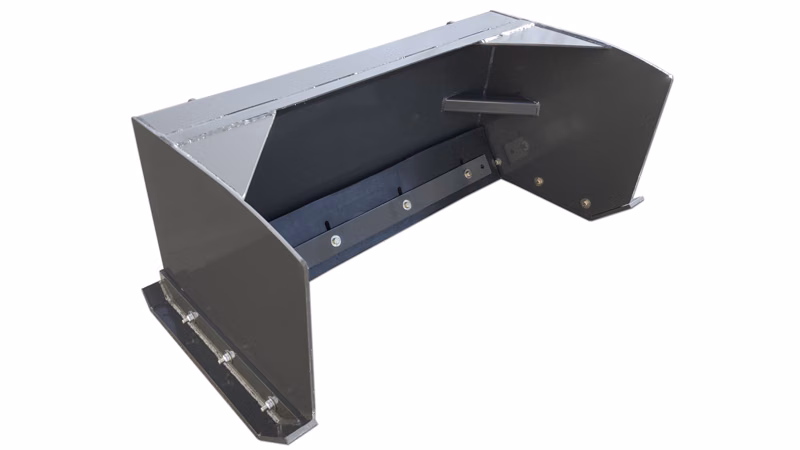 2023 CID Attachments Mini Skid Steer Snow Pusher - Image 1