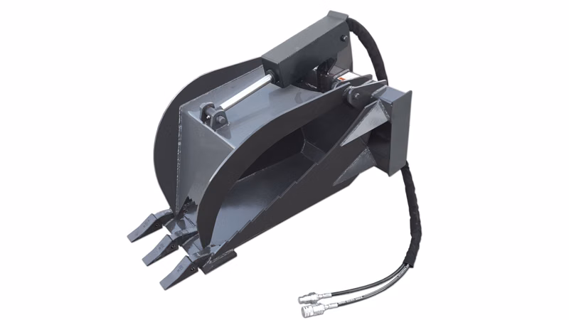 2023 CID Attachments Mini Skid Steer Stump Grapple - Image 1