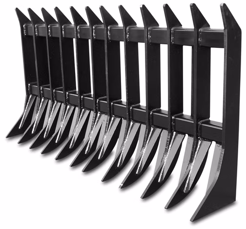 2023 CID Attachments X-treme Skid Steer Root Rake - Image 1